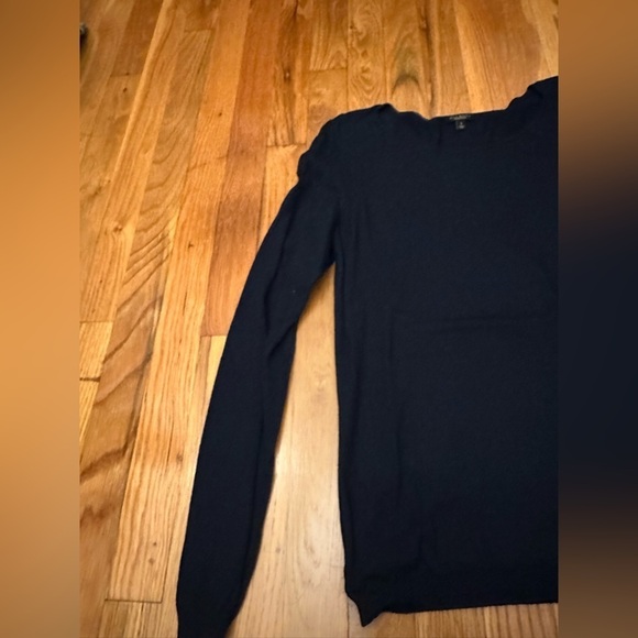 Talbots Black Long Sleeve Top Size Small - Picture 2 of 6